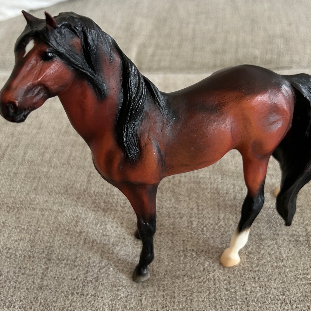 Breyer Mare Chocolate Brown Black Mane Horse Vintage Figurine